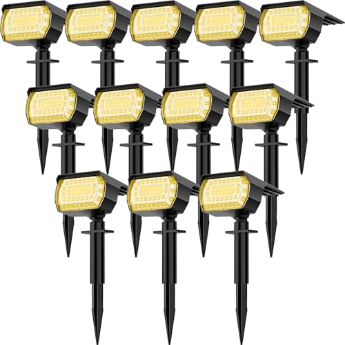 Solar Spot Lights Outdoor (12 Count)