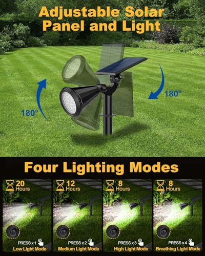 Solar Spot Lights Outdoor (10 Count)
