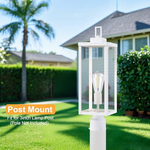 Outdoor Post Light Fixture (2 Count)
