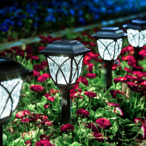 8 Pack Solar Lights Outdoor Waterproof (8 Count)