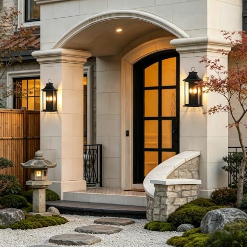 2 Pack 22'' Outdoor Wall Lantern (2 Count)