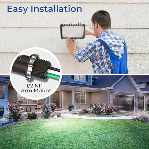 120W 16800LM LED Flood Lights Outdoor (2 Count)