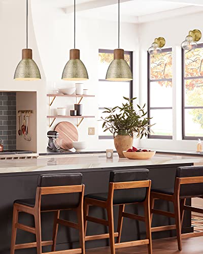 Hammered Pendant Lights for Kitchen Island (3 Count)
