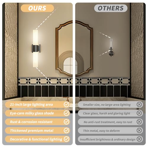 Modern 21" Bathroom Vanity Wall Sconce