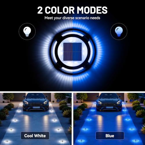 Solar Driveway Lights (8 Count)
