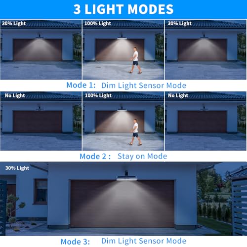 Clip On Solar Lights Outdoor with PIR Motion Sensor (2 Count)