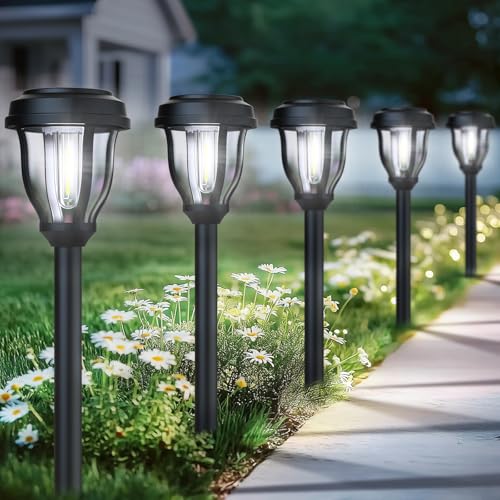 12 Pack Solar Lights Outdoor (12 Count)
