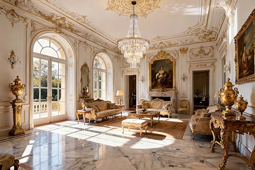 French Empire Crystal Chandelier for Entryway 11 Lights
