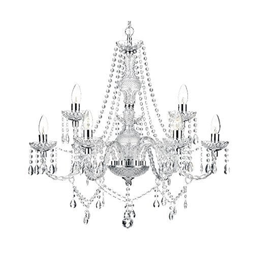 Saint Mossi 9 Light Modern Contemporary Elegant Crystal Glass Chandelier Pendant Ceiling Lighting Fixture
