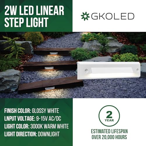 6 Pack LED Low Voltage Stair Lights (6 Count)