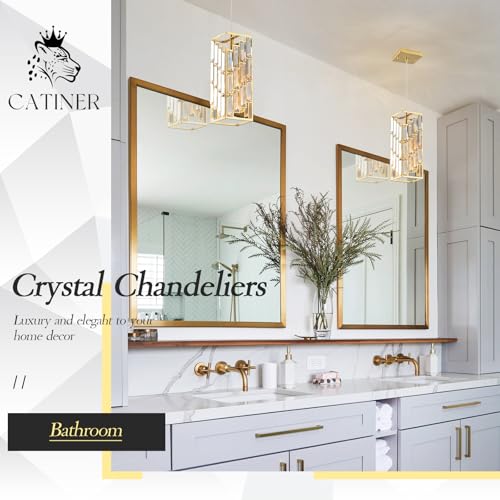 Gold Crystal Pendant Light