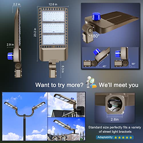 300W LED Parking Lot Light (2 Count)