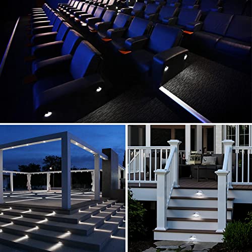 30 Pack LED Stair Lights Kit Low Voltage Waterproof IP65 Outdoor 1 (30 Count)
