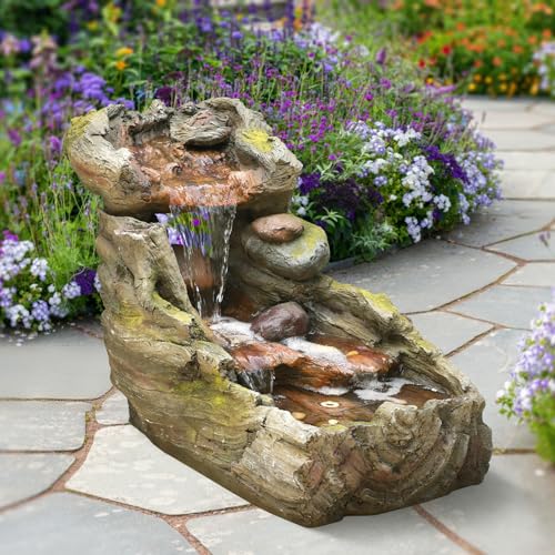32.5" L Garden Outdoor Water Fountain