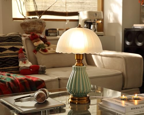 16" Vintage Ceramic Table Lamp forBedroom