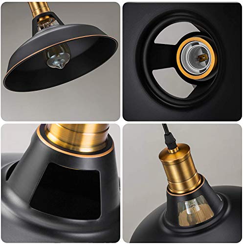Farmhouse Style Industrial Pendant Light (3 Count)