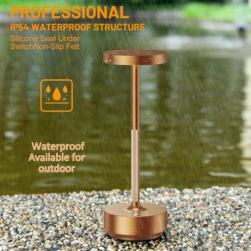 LED Cordless Table Lamp Rechargeable (2 Count)