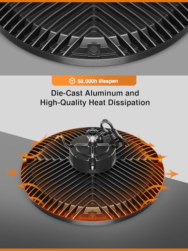10 Pack UFO LED High Bay Light 250W 37500LM (10 Count)
