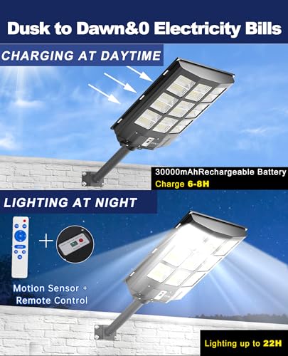 Y 9000W Solar Street Lights Outdoor