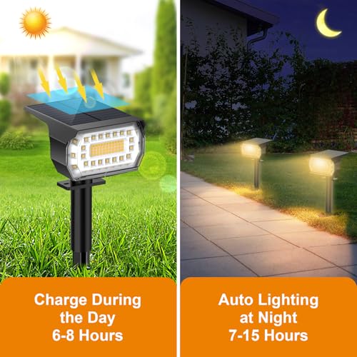 Solar Spot Lights Outdoor (8 Count)