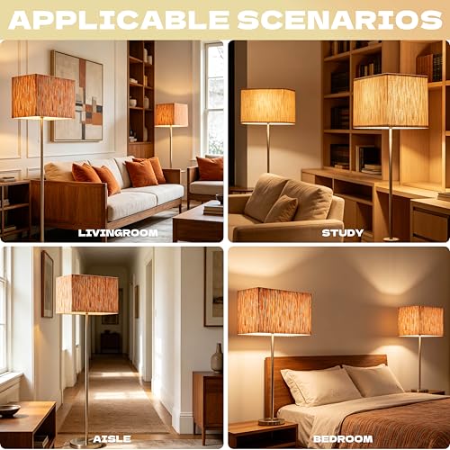 Large Rectangle Lamp Shades Set of 2 (2 Count)
