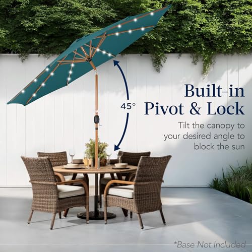 10ft Solar Market Patio Umbrella w