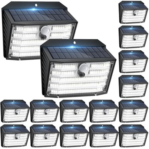 16 Packs] Solar Motion Lights Outdoor (16 Count)