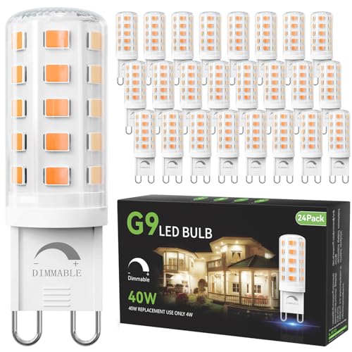 24 Pack Dimmable G9 LED Bulb (24 Count)