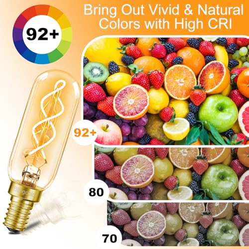 12 Pack Dimmable E12 LED Edison Candelabra Bulbs 40 Watt (12 Count)