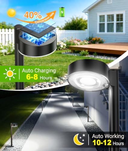 12 Pack Solar Pathway Lights Outdoor (12 Count)