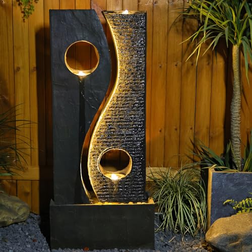 47 inches Water Fountain Outdoor Garden