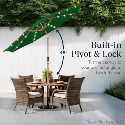 10ft Solar Market Patio Umbrella w