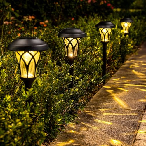 Solar Pathway Lights Outdoor (6 Count)