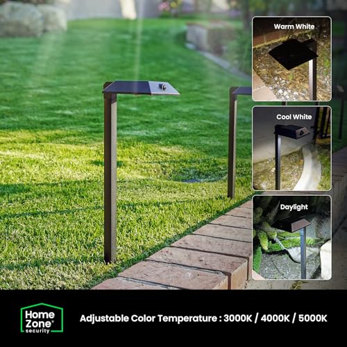 4PK Mesh Linkable Solar LED Security Pathway Light (4 Count)