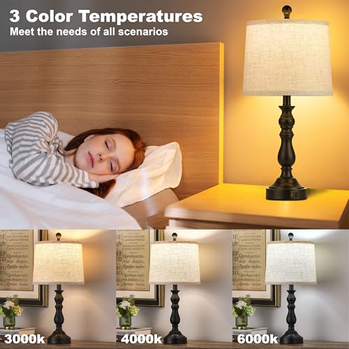 Black Table Lamps Set of 2 (2 Count)