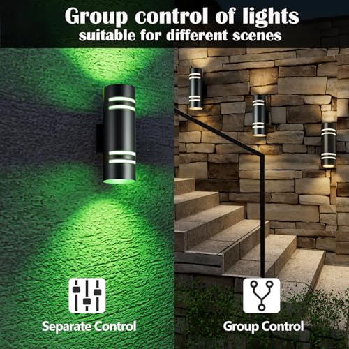 RGB Outdoor Wall Lights