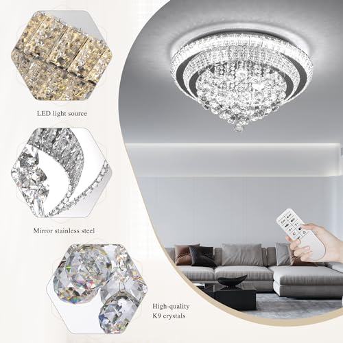 24" Crystal Chandeliers