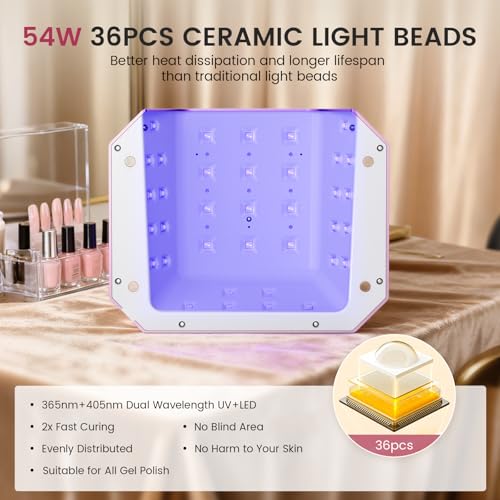 54W UV LED Nail Lamp