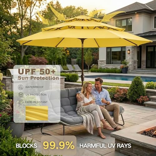 10ft 3 Tier Patio Umbrella