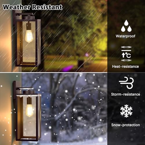 15’’ Large Outdoor Wall Lights (2 Count)