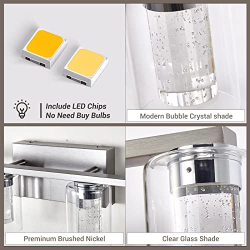 Brushed Nickel 6 (6 Count)