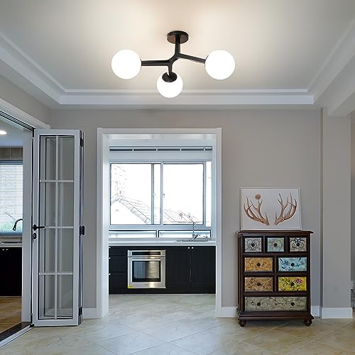 Semi Flush Mount Ceiling Light Fixture 3