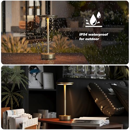 2 Pack Rechargeable Cordless Table Lamp (2 Count)