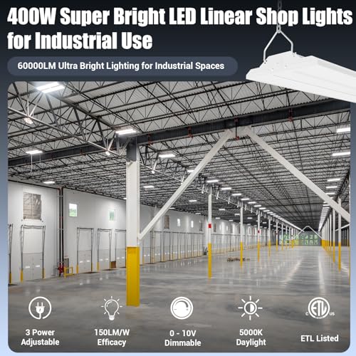 400W LED Linear Shop Lights
