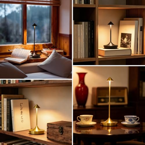 2 Pack Cordless Rechargeable LED Table Lamp (2 Count)
