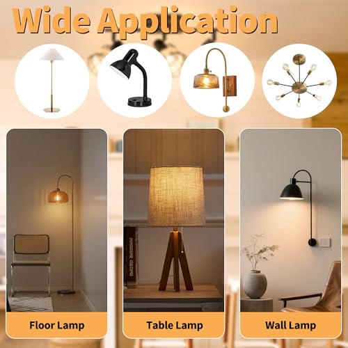 Warm Incandescent Light Bulbs 60 Watt (12 Count)