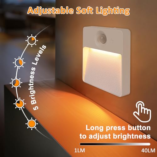3 Pack Motion Sensor Stair Light for Indoor (3 Count)