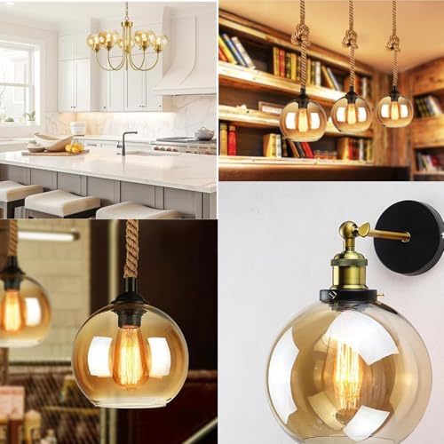 3 Pack Globe Glass Shade (3 Count)