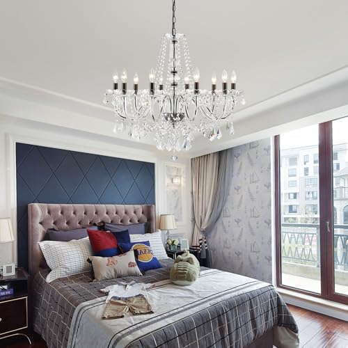 Large Crystal Chandelier
