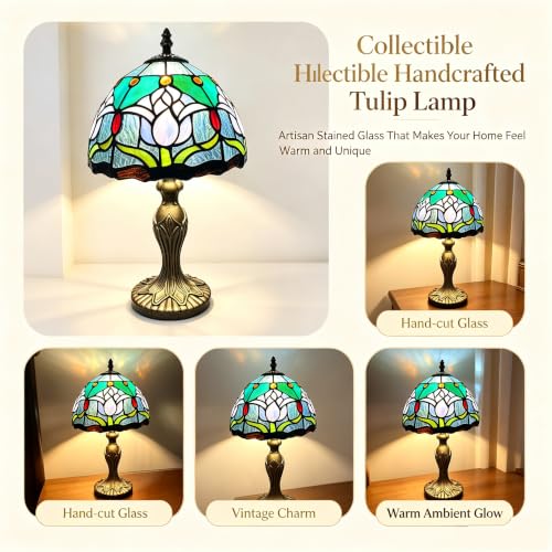 8'' Stained Glass Table Lamp